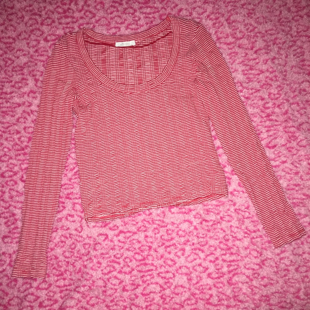 Zara trafuluc long sleeve crop top